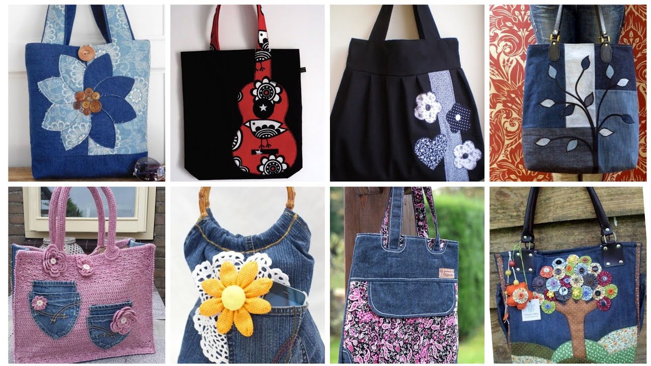New denim jeans bags ideas 