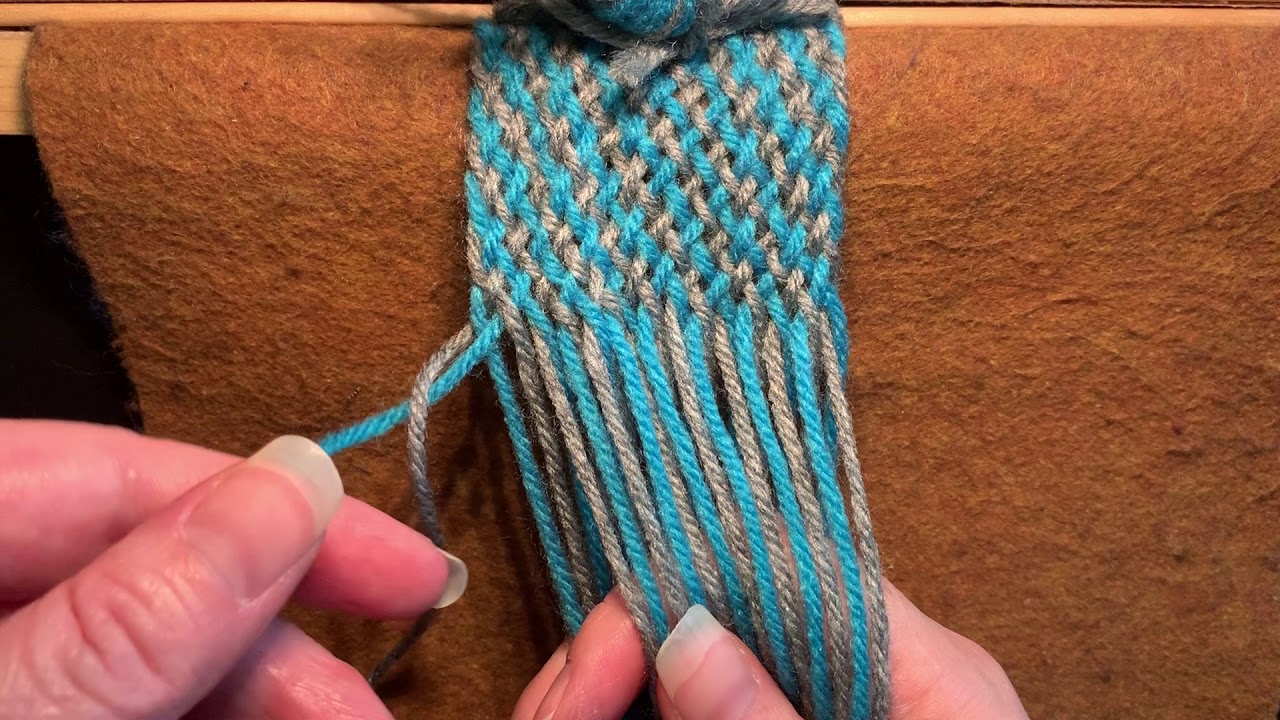 Weaving a Row - LEFT HANDED