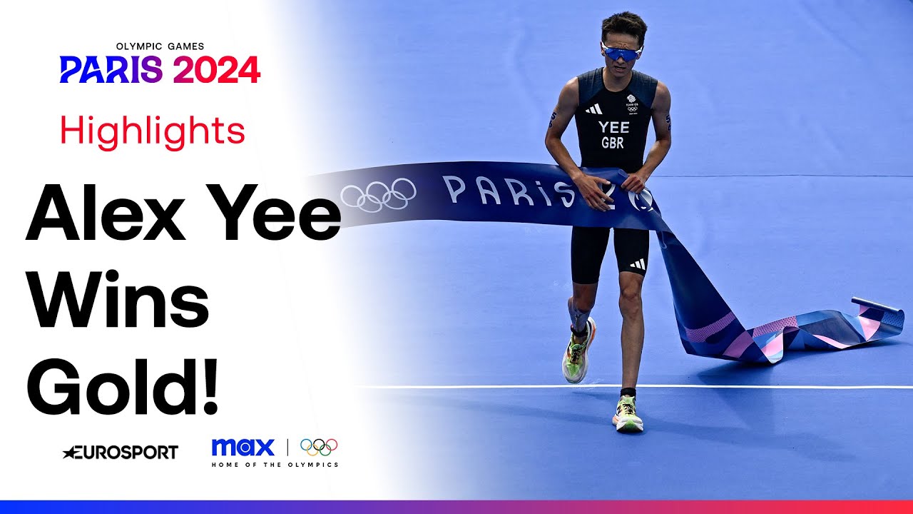Dramatic Last-Gasp GOLD For Alex Yee & Team GB!🥇Men's Triathlon | Paris Olympics 2024 #Paris2024
