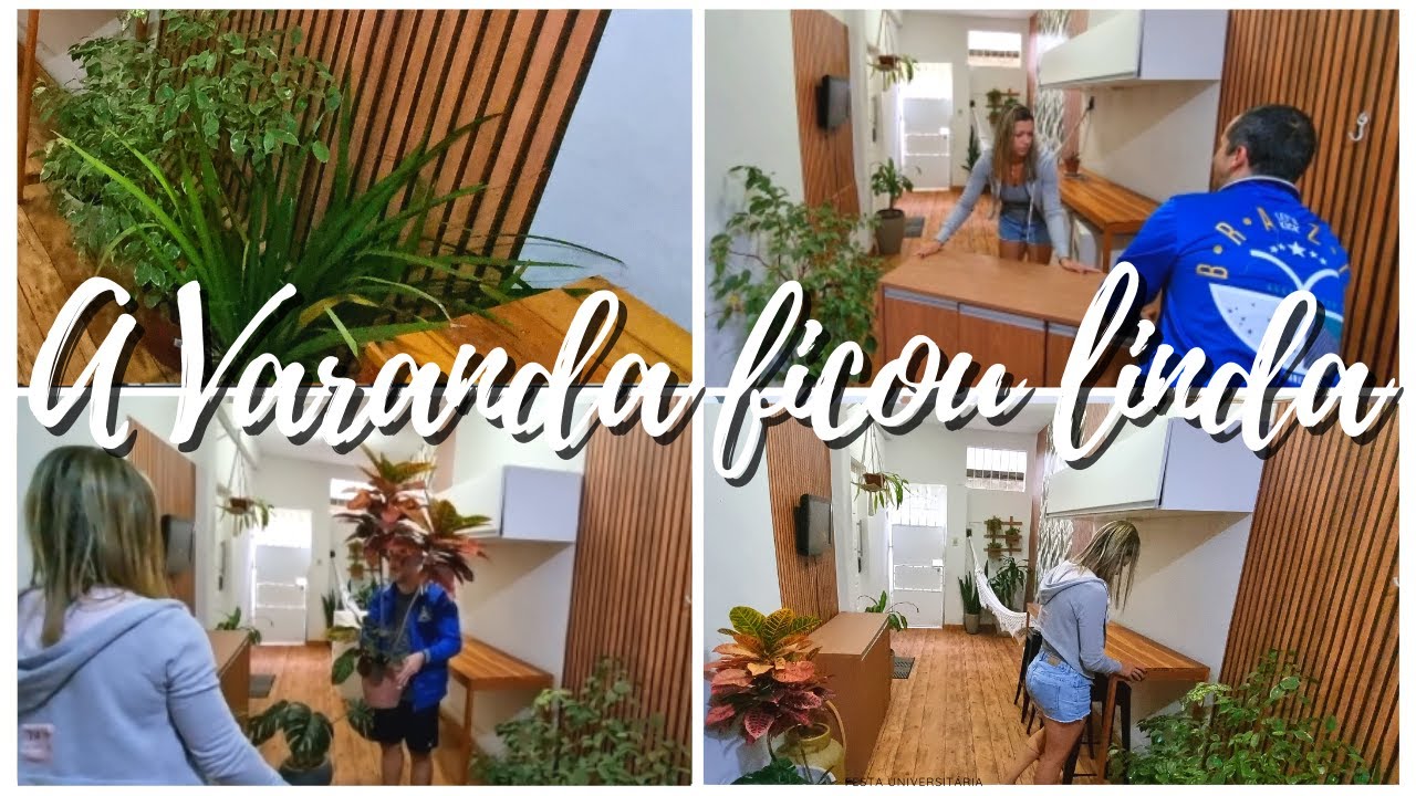 BANQUETAS NOVAS PARA VARANDA | NOVA DECORAÇÃO | MUITAS PLANTAS | FICOU LINDOOOOO | ADRIANA MAGALHÃES