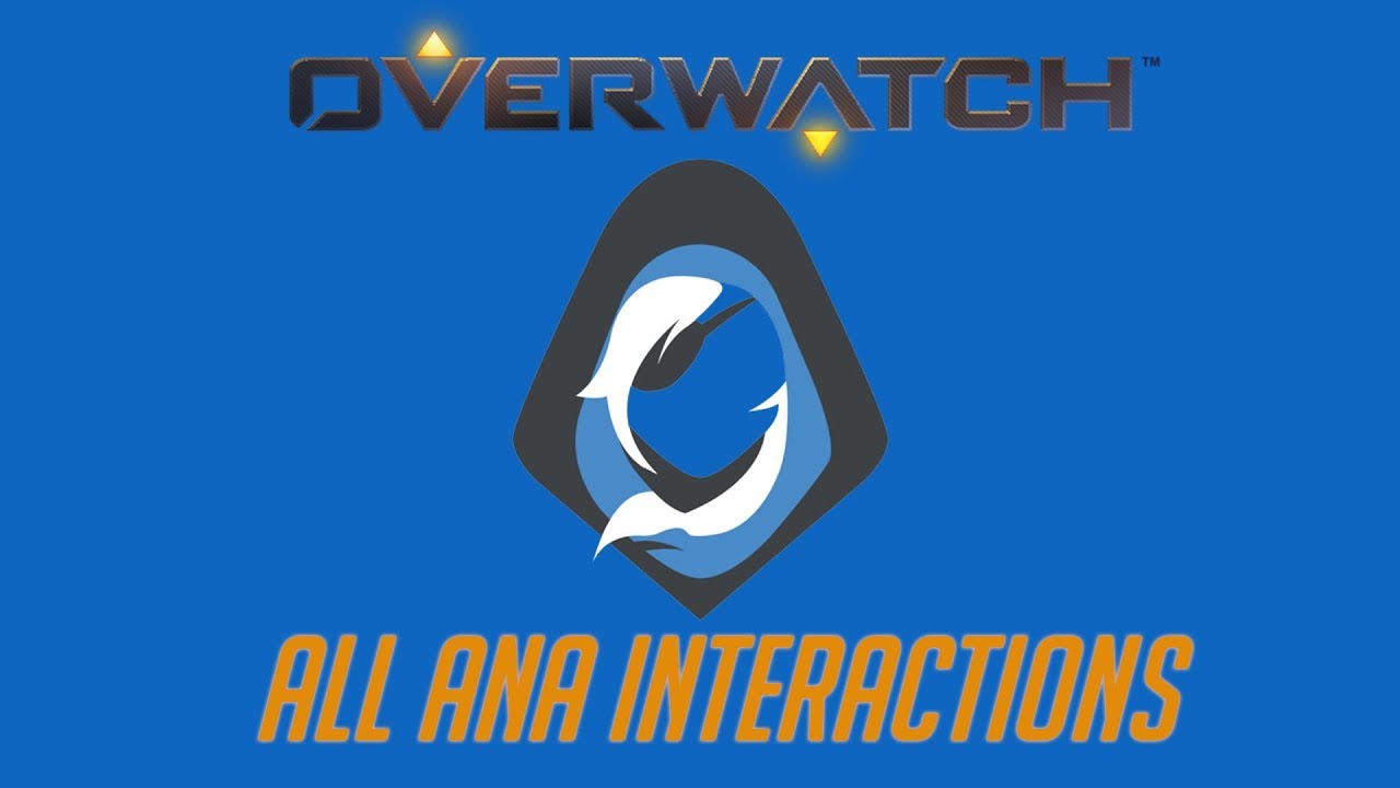 Overwatch - All Ana Interactions + Unique Kill Quotes