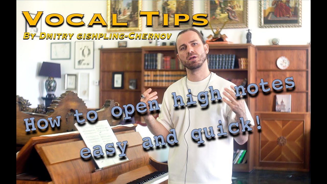 VOCAL TIPS: How to open the high notes, easy and quick (Voce Finta).