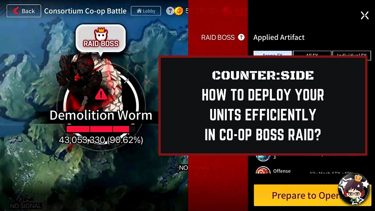 [COUNTER:SIDE] Co-Op Boss Raid (Short and Simple Guide) -ShikiYuki