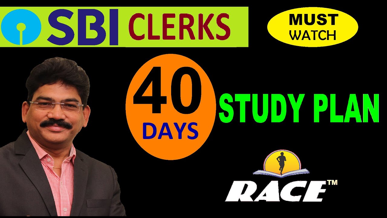 SBI CLERKS-2021: 40 DAYS STUDY PLAN - SUCCESS STRATEGY(తెలుగులో)