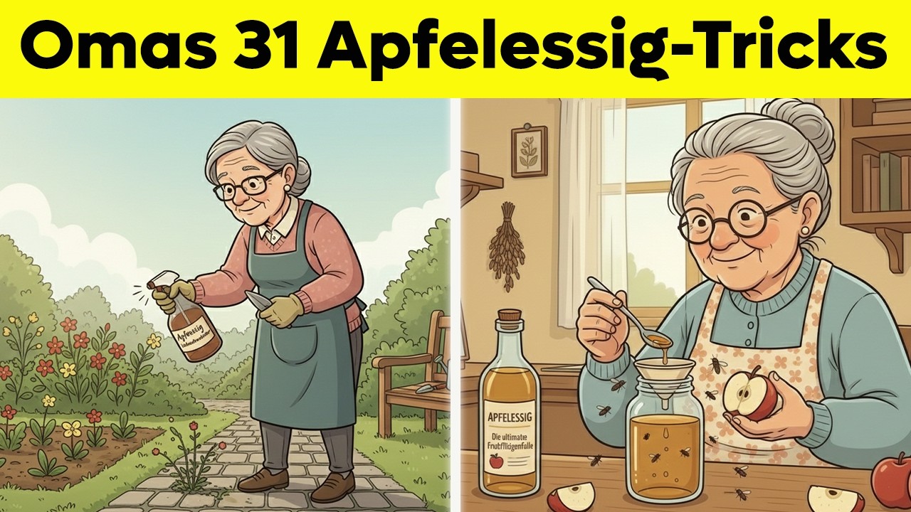 Omas 31 Apfelessig-Tricks, Die Dein Leben Und Dein Budget Erleichtern!