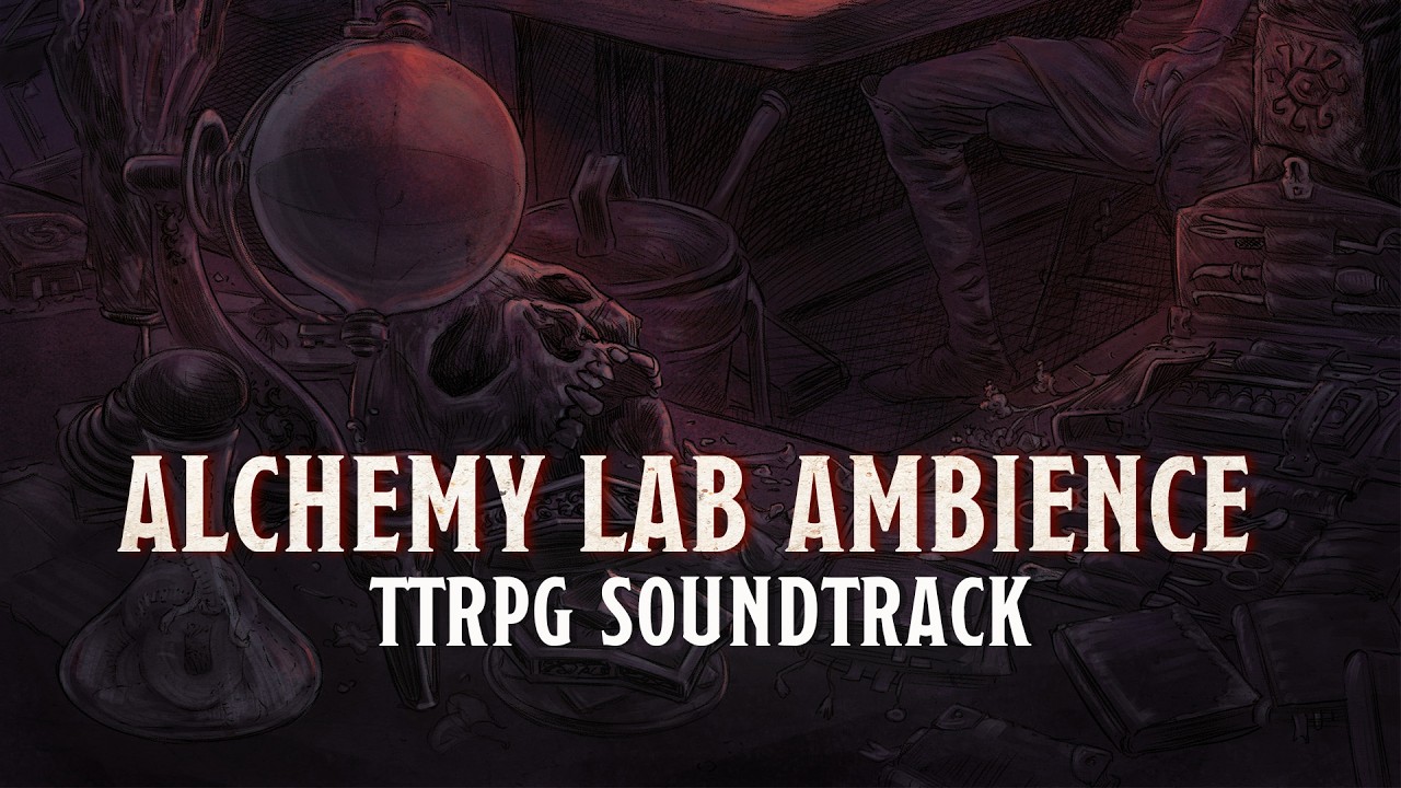 Immortal Archives (Alchemy Lab Soundscape) | Relics of the Lost Empire | TTRPG / DnD Music [No AI]