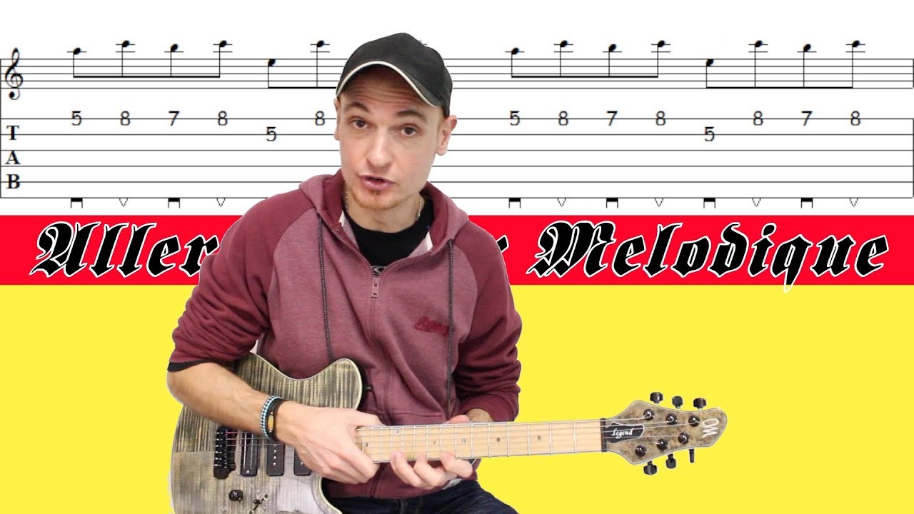 Leçon Aller-Retour ^v^v Motifs RAPIDE & MELODIQUE Guitare TABS+BACKING TRACK
