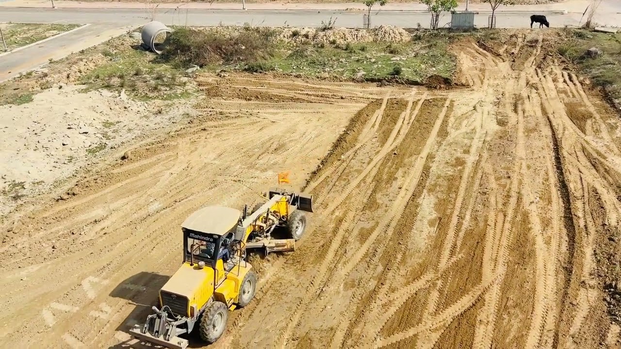 Drone Se Grader Ka Zabardast View😱| Grader Machine Work Vlog | Heavy Machinery