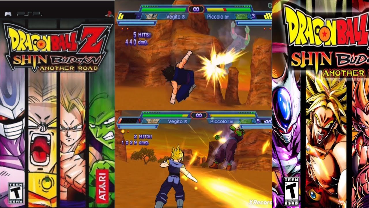 | SUPER VEGETO | VS | PICCOLO | DRAGON BALL Z SHIN BUDOKAI ANOTHER ROAD | GAMEPLAY | PSP |