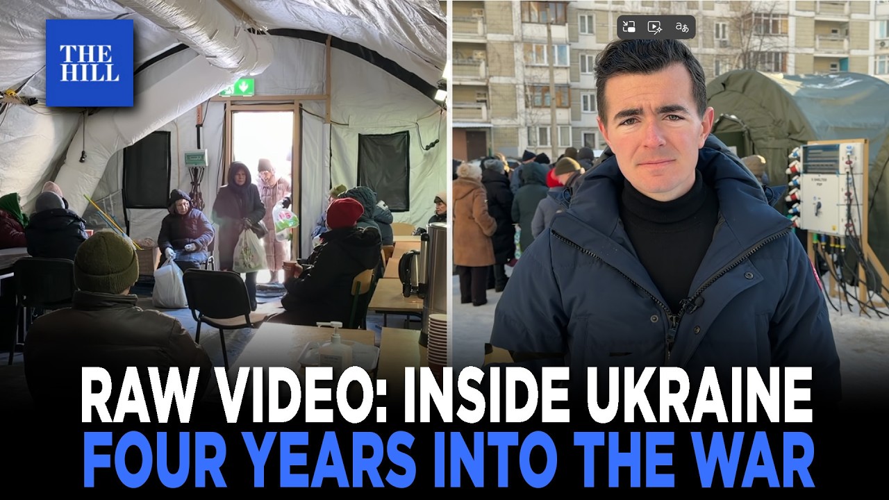 Ukrainians Mark Four Years Of War With No Electricity, Frigid Temperatures | FRONTLINES