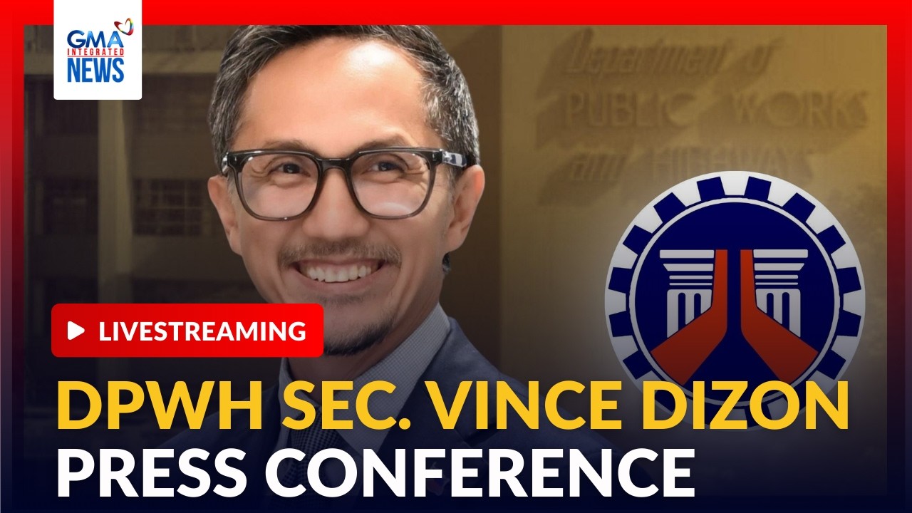 LIVE - DPWH Sec. Vince Dizon press conference (Feb. 16, 2026) - Replay | GMA Integrated News