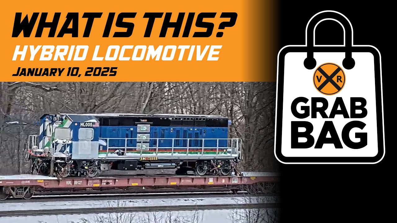 Grab Bag: Car on Tracks, Hybrid Locomotive, and More! | Weekly Top Trains (January 2025)
