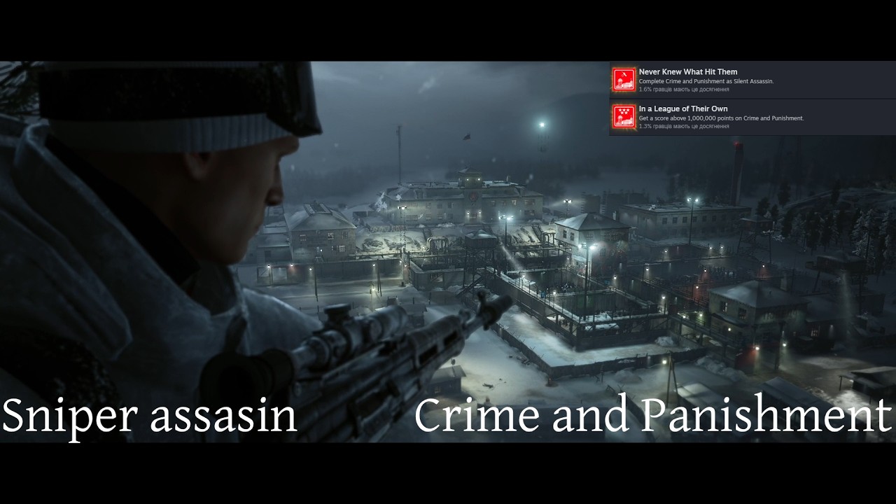 Hitman | Crime and Panishment | Sniper Assasin | +2 achevment