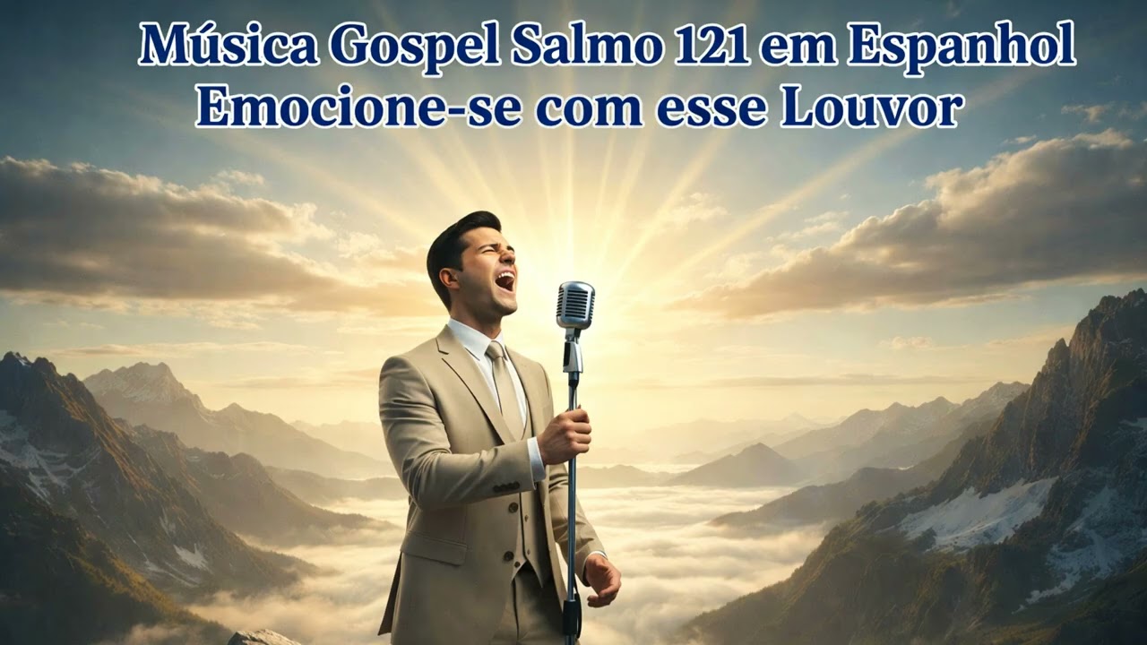 Música Gospel Sentimental Maravilhosa CANTADA em Espanhol do Salmo 121 da Bíblia 