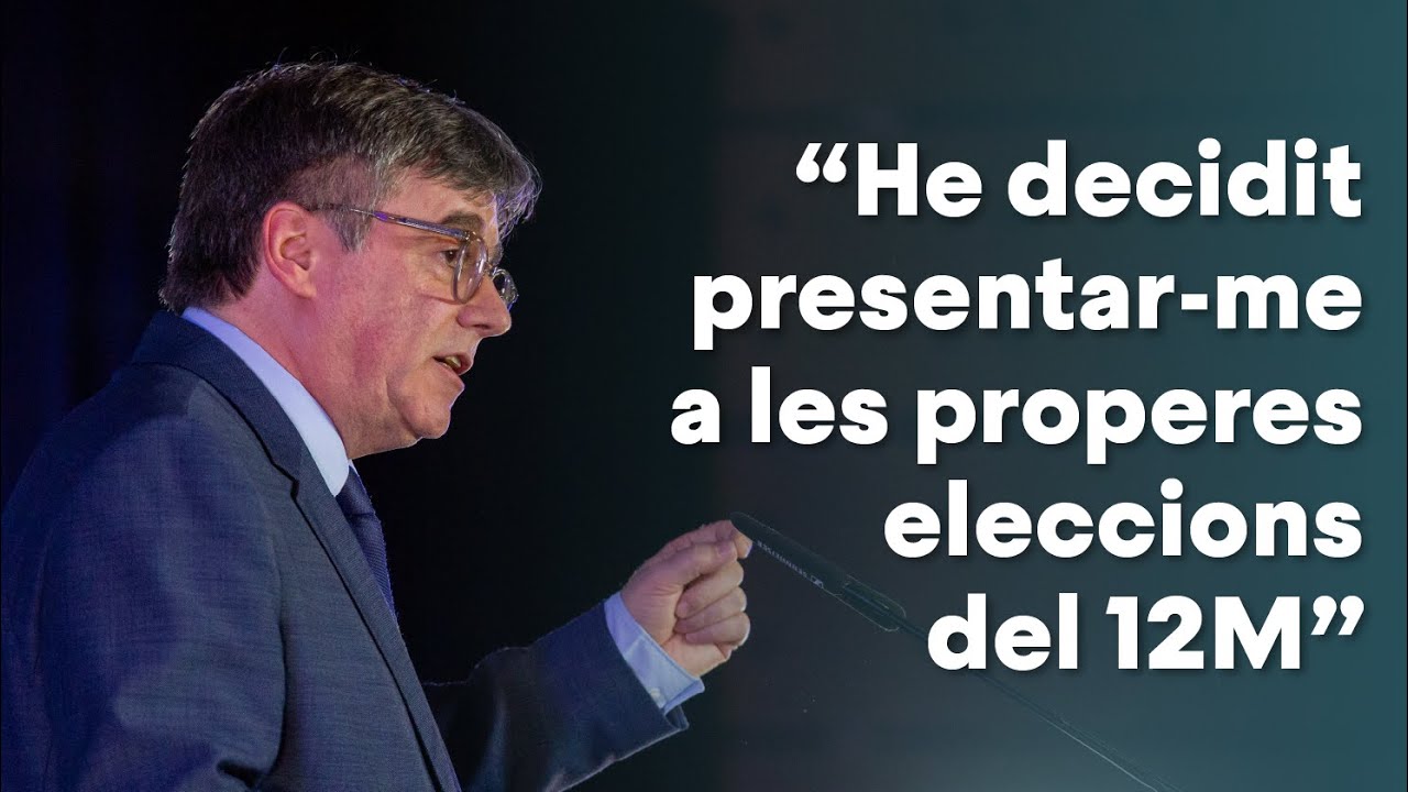 🗣️ El discurs sencer del president Carles Puigdemont a la Conferència a Elna