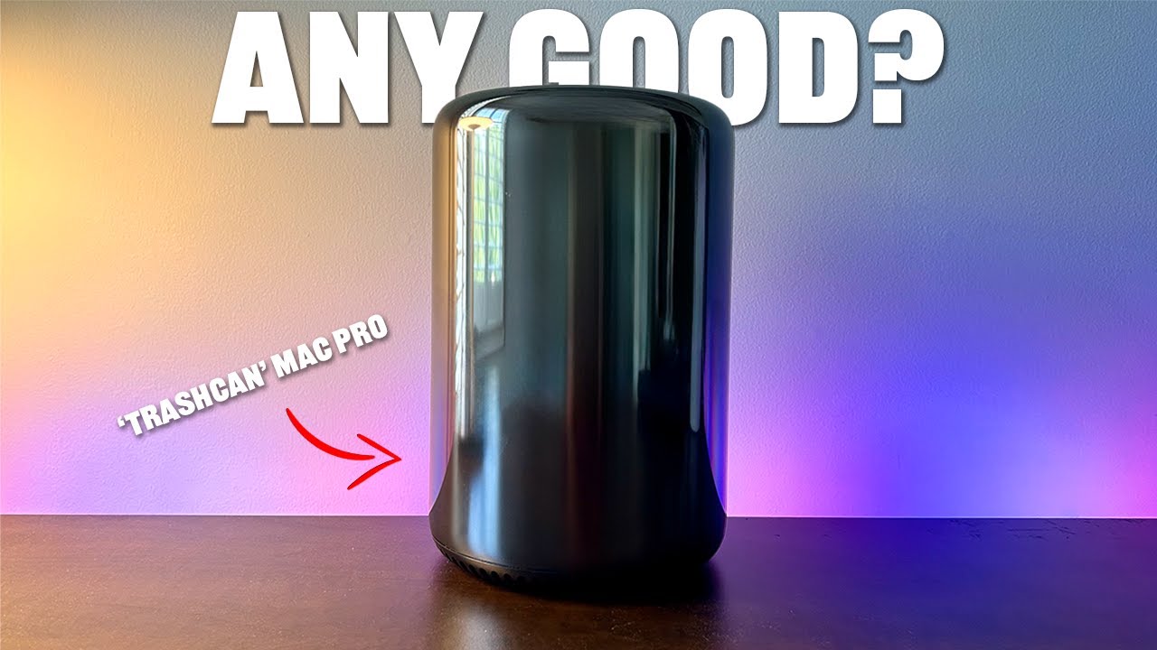 «Мусорная корзина» Mac Pro от Apple в 2024 году...