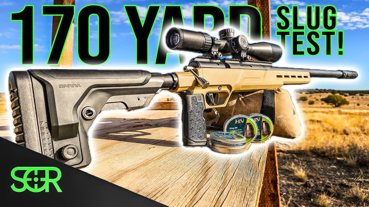 Sure would be cool if this WORKS….. 😳 it did.  BARRA 250Z LONG RANGE SLUG TEST!
