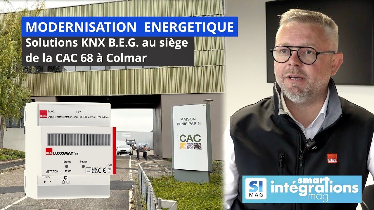 Modernisation énergétique : découvrez les solutions KNX B.E.G. au siège de la CAC 68 à Colmar
