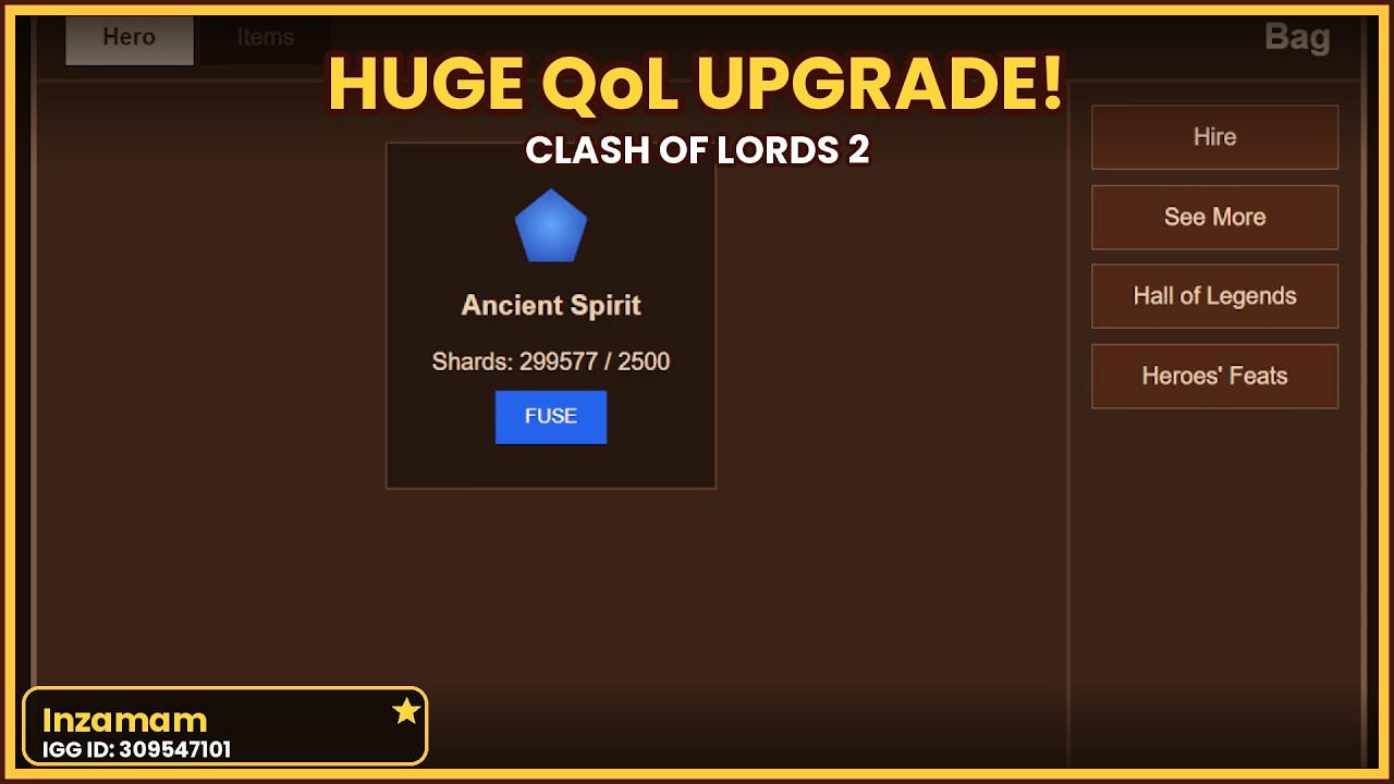 Clash Of Lords 2  QoL improvement feature #clashoflords2 #col2creators