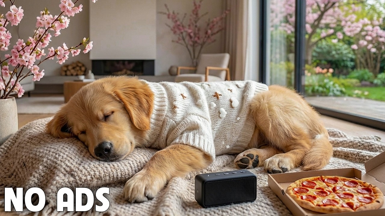 12 Hours of Dog Music with Soothing Piano 💖 Dog Separation Anxiety Music 🐶 Calming music🎵 dog music