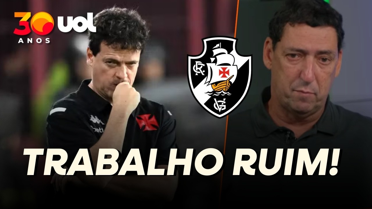 VASCO: TRABALHO DE FERNANDO DINIZ NÃO É BOM, MAS CRUZMALTINO É UM PROBLEMA HÁ 25 ANOS! DISPARA PVC