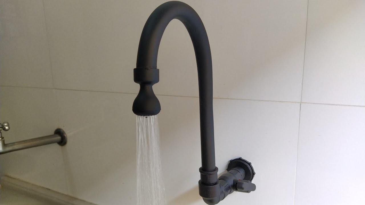 TORNEIRA FÁCIL E BARATA FEITA COM TUBO  PVC  - Design Industrial