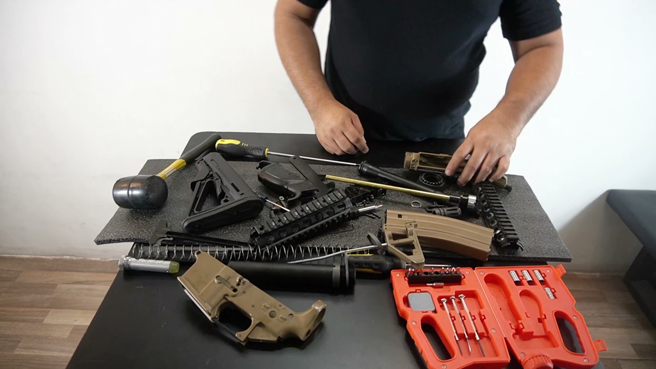 Disassembly & Assembly Of A GBB M4 Rifle / Vincent's Hobby Shop