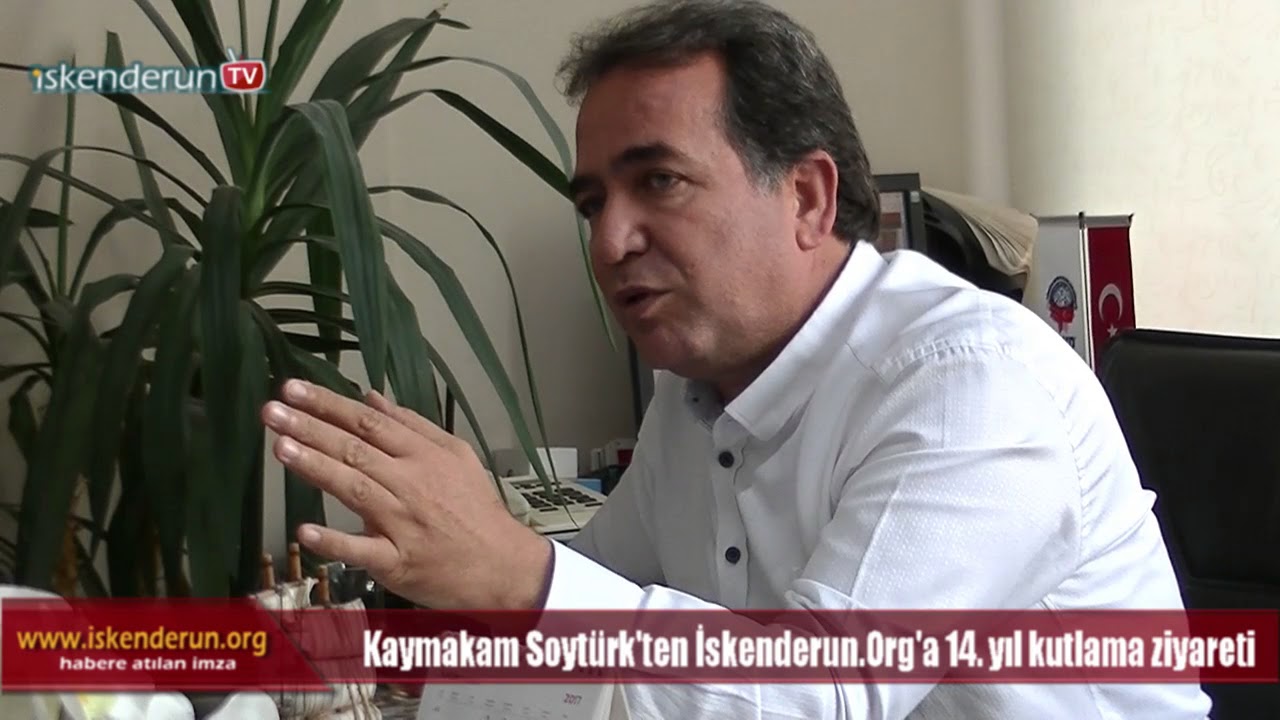 Kaymakam Soyt&uuml;rk&rsquo;den İskenderun.Org&rsquo;a 14. Yıl Ziyareti&hellip;