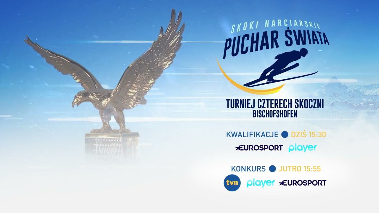 Turnieju Czterech Skoczni w Bischofshofen czas zacząć! Startujemy DZIŚ o 15:30 PLAYER.PL, EUROSPORT!