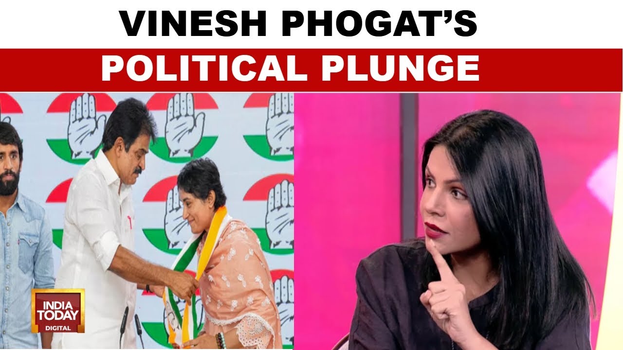 The Democratic Newsroom: Vinesh Phogat Joins Congress Amidst Political Controversy | India Today