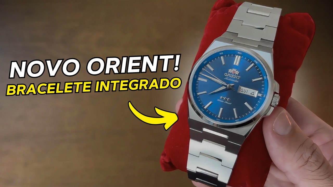 Novo Orient 3 Estrelas 38mm com Bracelete Integrado - A Orient Ouviu o Público!