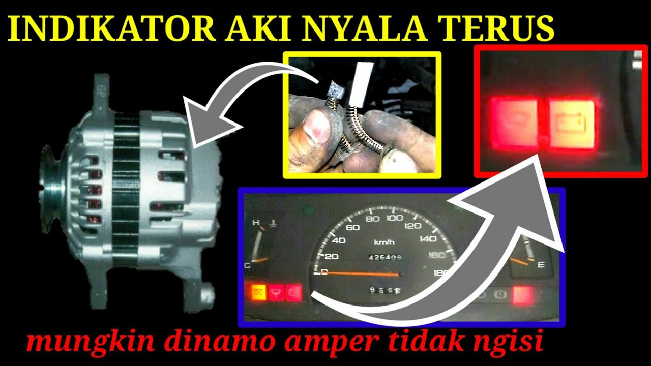 cara mudah mengganti carbon brush tanpa mencopot dinamo amper | panther 2.3