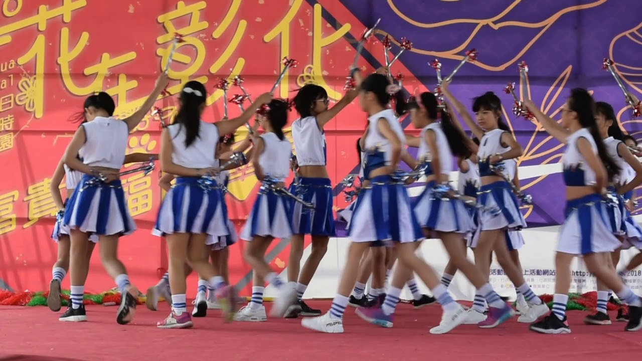 1070221萬來國小溪州花博展演_表演啦啦隊 I’m Super Star家長廖偉安提供