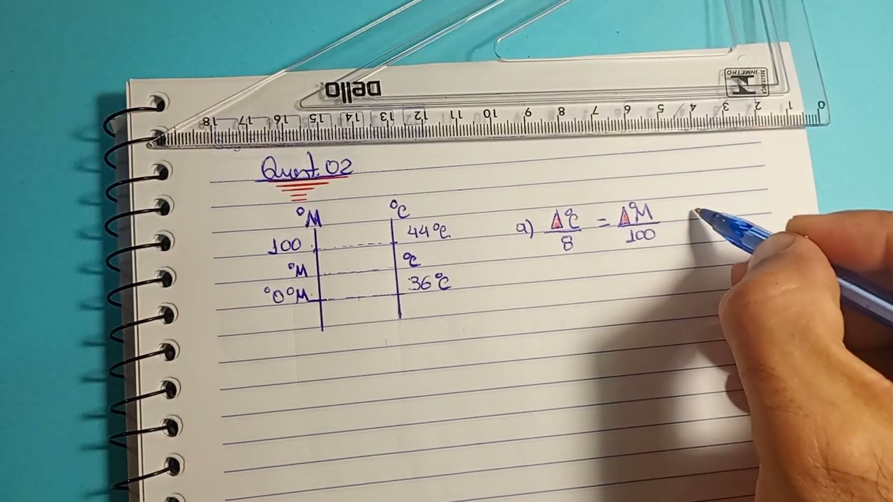 Relações entre escalas termométricas arbitrárias (02)