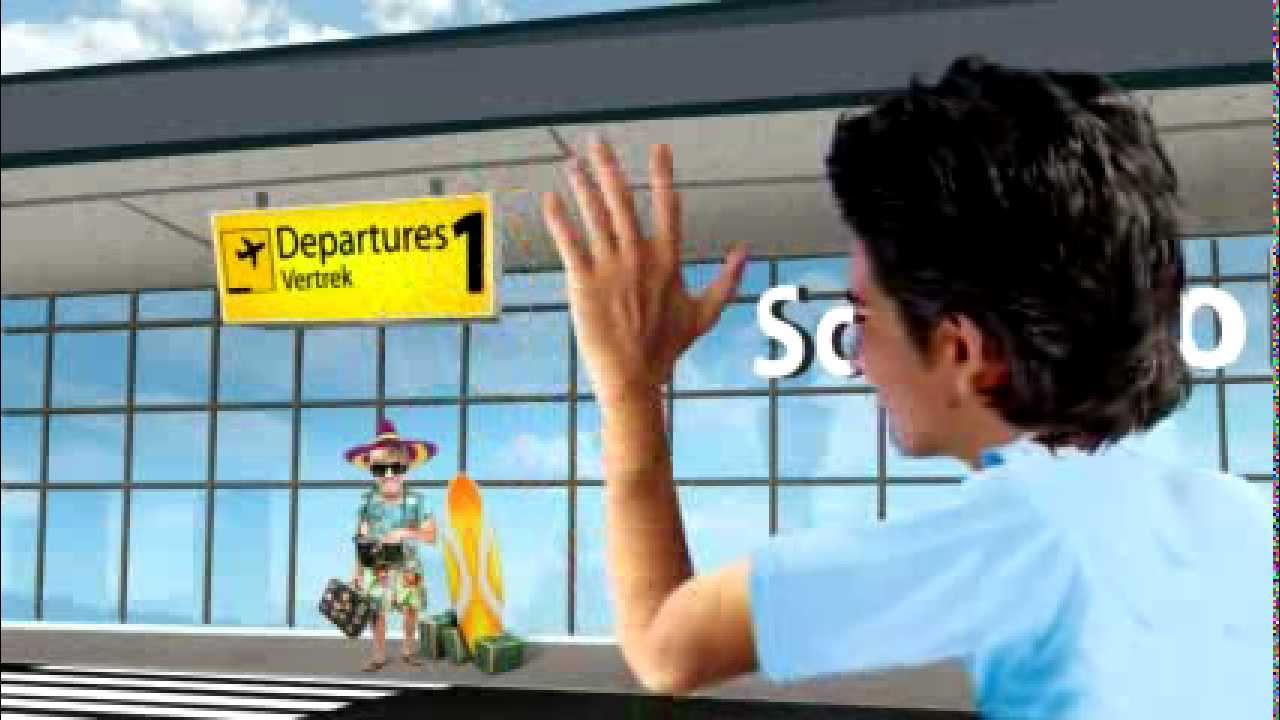 Gaat iemand op reis vanaf Schiphol? Zwaai 'm uit van achter je webcam!