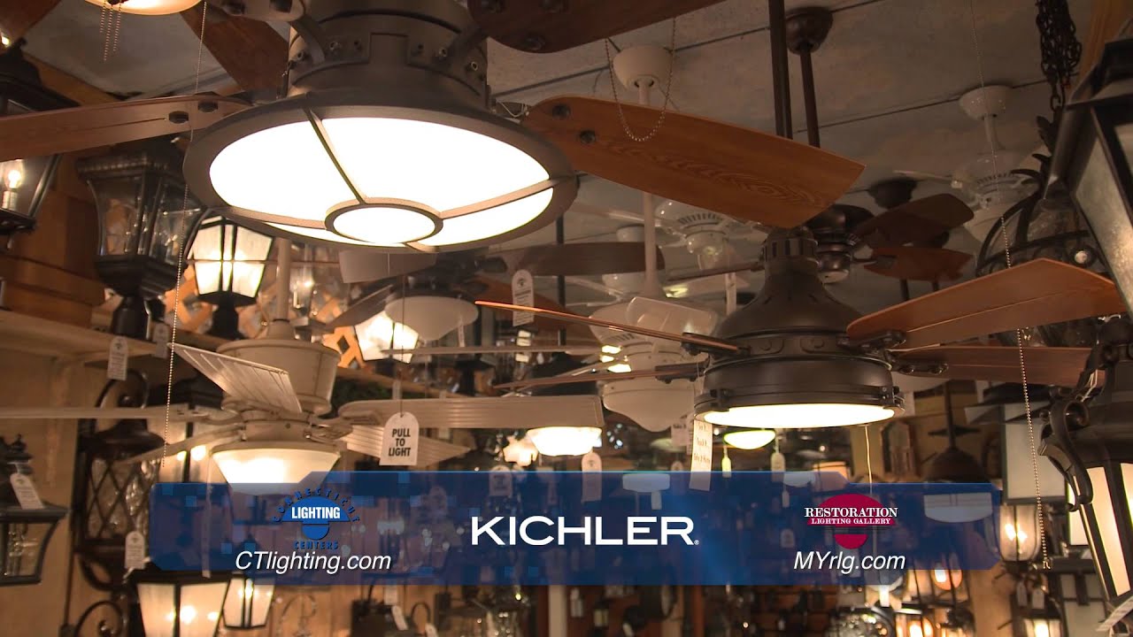 CT Lighting Centers: Ceiling Fans Kichler (TV)