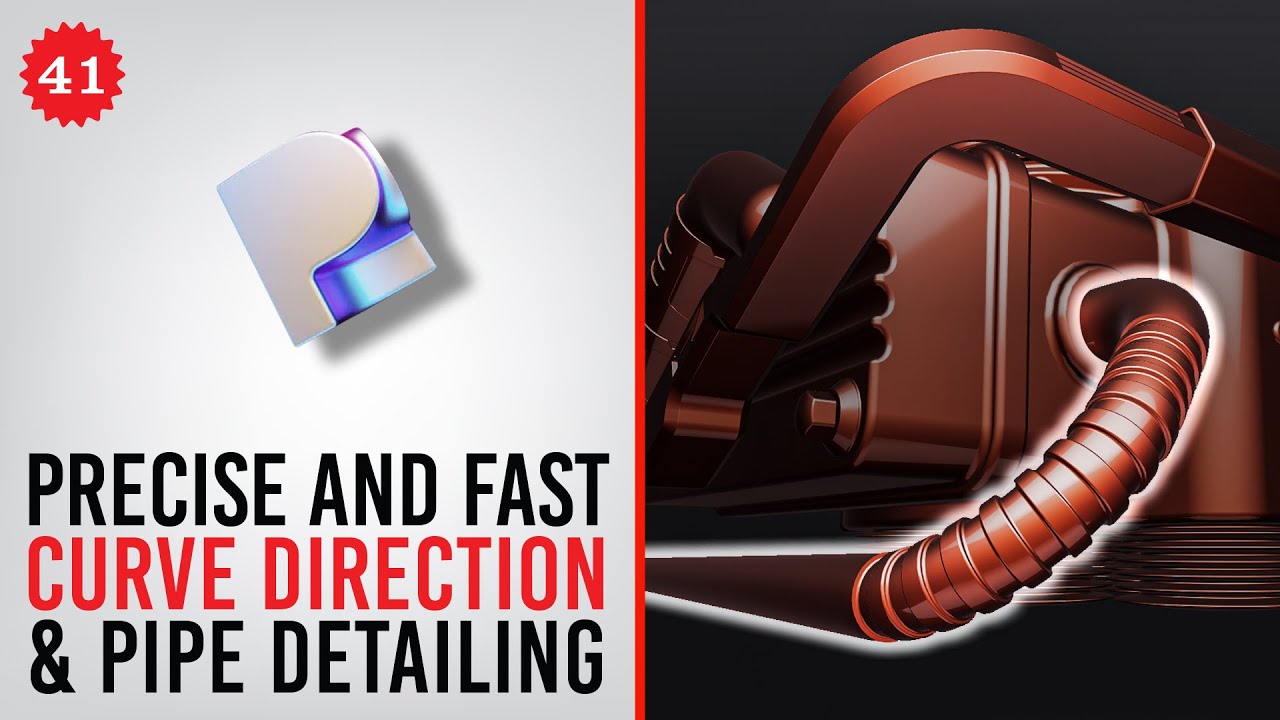 Plasticity Tip No. 41 - Precise & fast curve direction & pipe detailing
