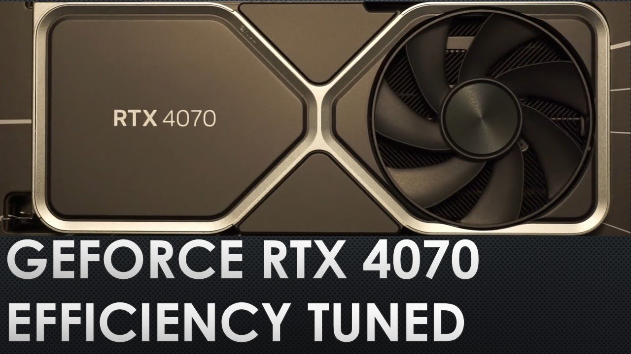 RTX 4070: понижение напряжения + разгон: самая мощная видеокарта мощностью 200 Вт — ещё более эфф...
