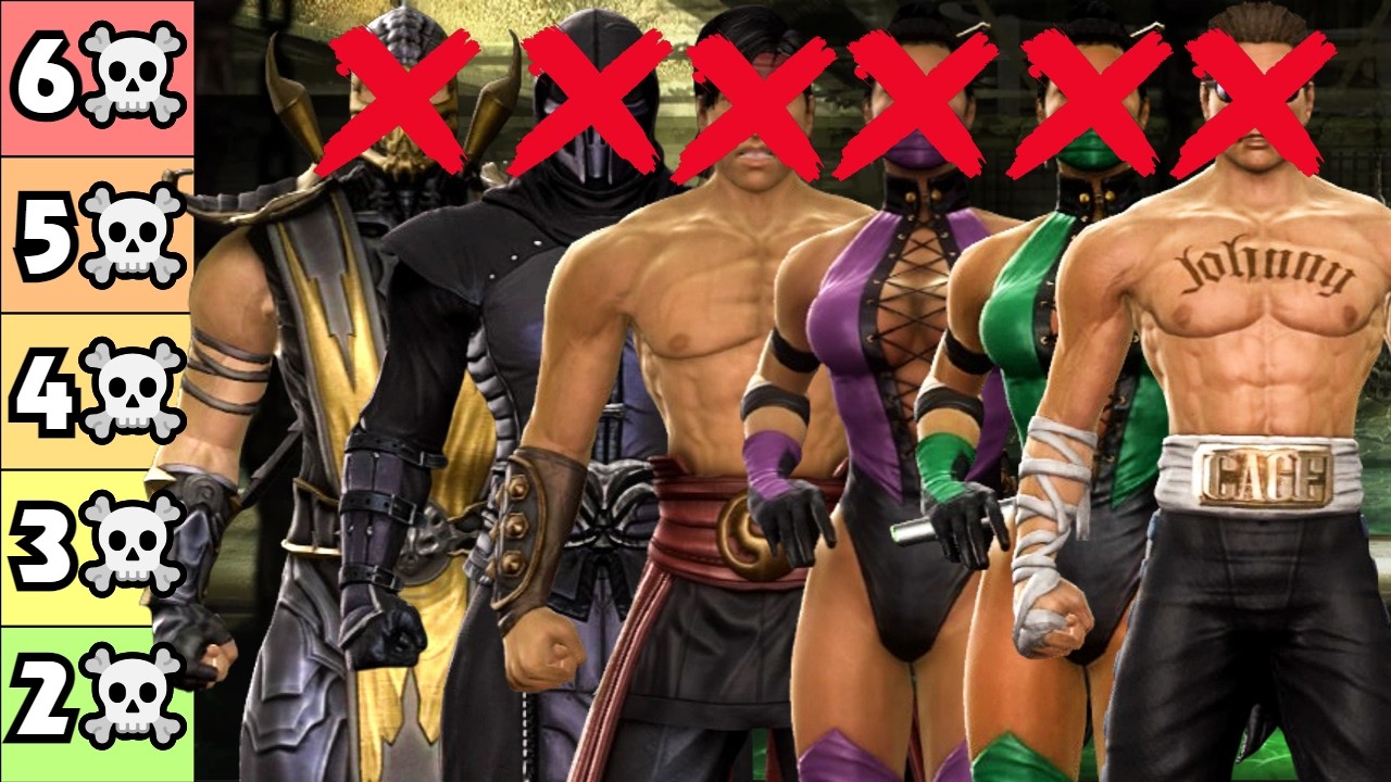 МНОЖЕСТВО СМЕРТЕЙ персонажей Mortal Kombat