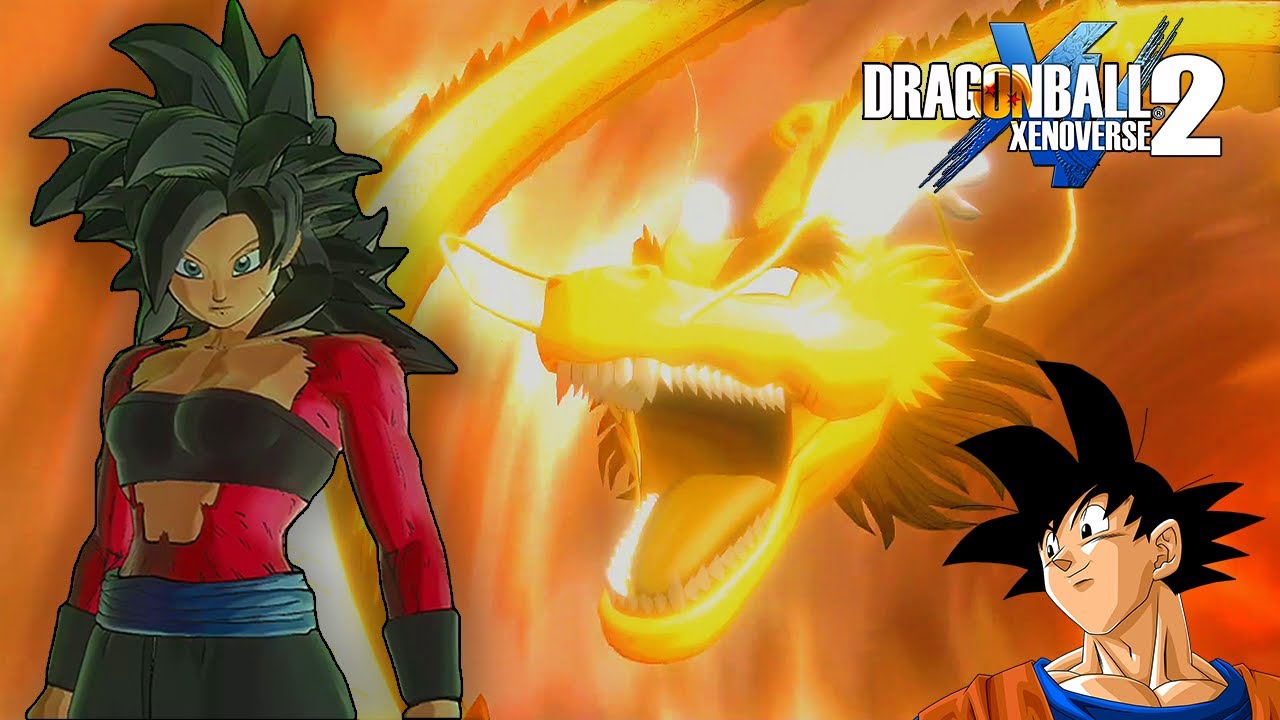 SSJ4 GT GINE (Goku's Mother)! Dragon Ball Xenoverse 2 CaC Online Gameplay DLC 4 Ranked Matches