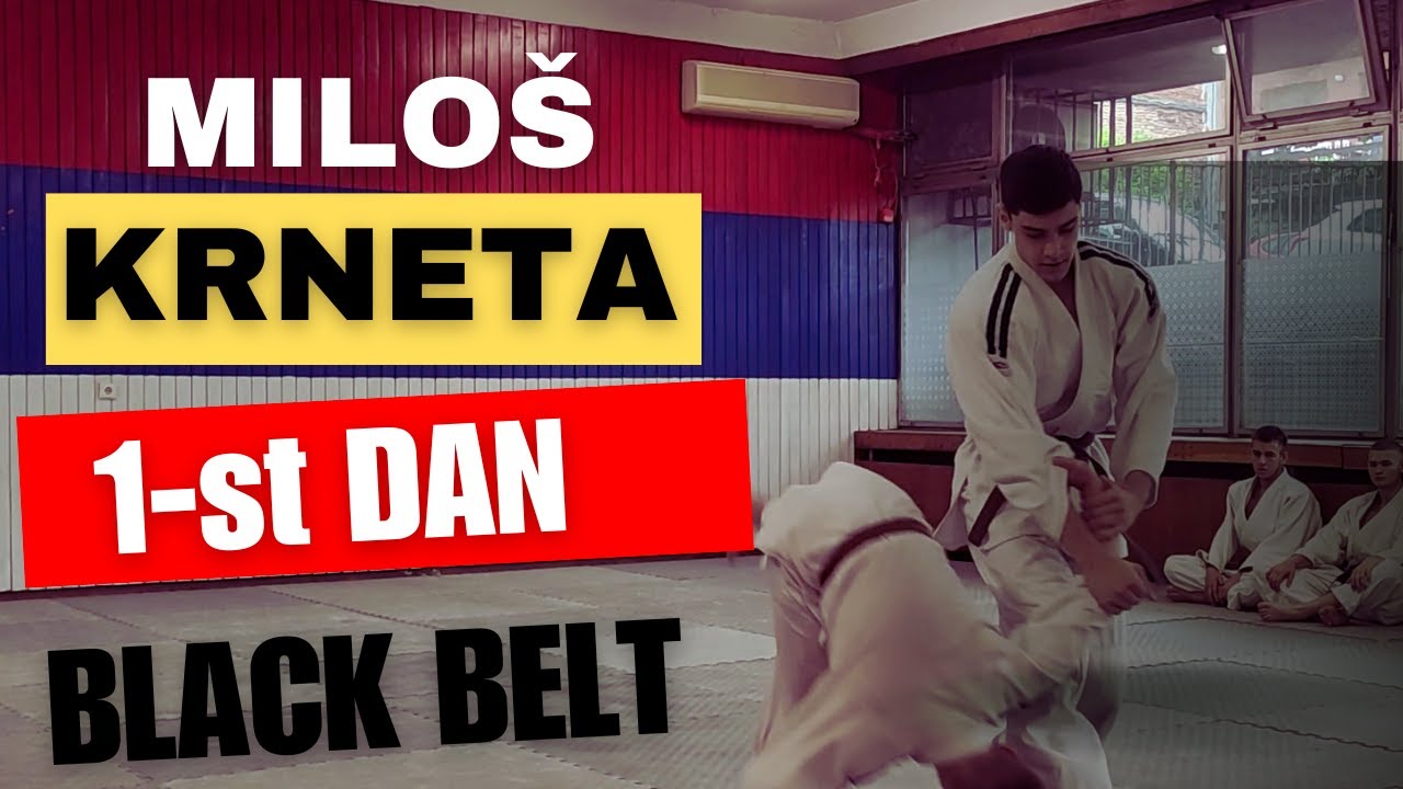 Miloš Krneta, Black belt 1st DAN, International Aikido Academy