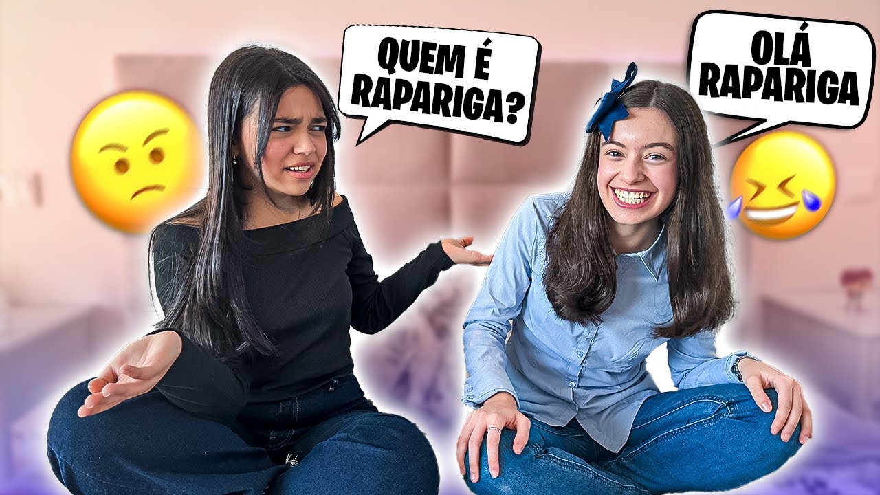 DESAFIO DO SOTAQUE - FALEI PORTUGUÊS DE PORTUGAL E  MINHA AMIGA PORTUGUESA PORTUGUÊS BRASIL