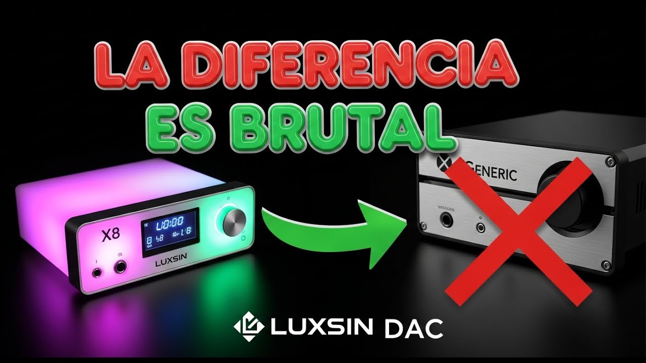 Tira tu viejo DAC: El Luxsin X8 es BRUTAL  #LuxsinX8 #AudioHiFi #Review