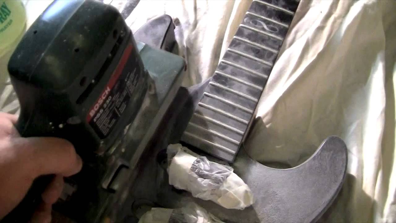 Chapman ML1 -  Custom Modification 2 - Sanding and Stripping
