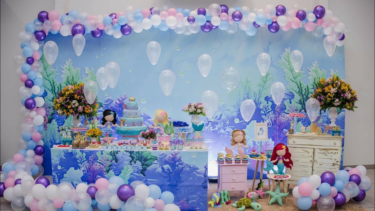 Decoração Sereia l Fundo do Mar l #sereia #fundodomar