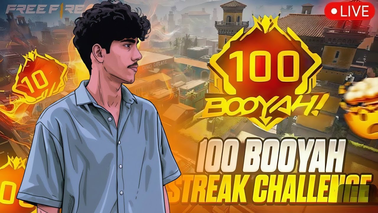 100 STREAK CHALLENGE PC LBY FREE FIRELIVE! MALAYALAM #shortfeed #freefirelive #malayalam #shorts