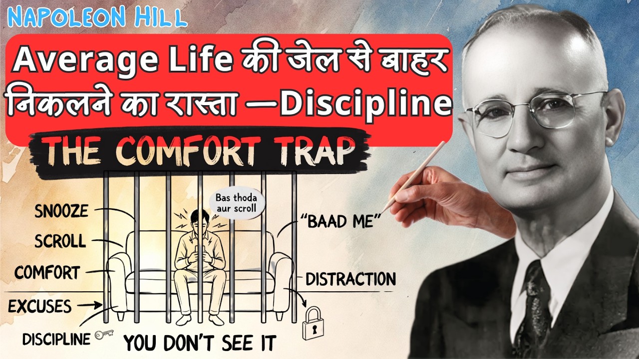 Average Life की जेल से बाहर निकलने का रास्ता — Discipline | Hindi | Napoleon Hill