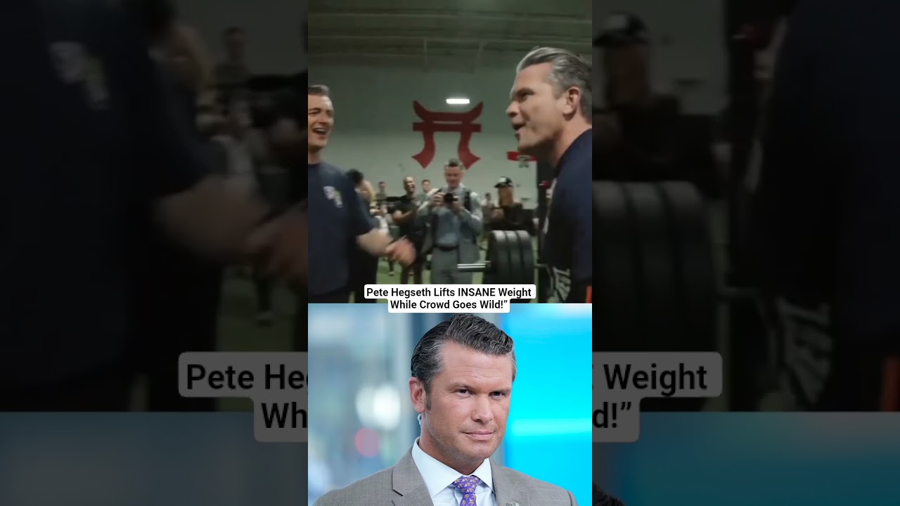 Pete Hegseth Lifts INSANE Weight While Crowd Goes Wild!