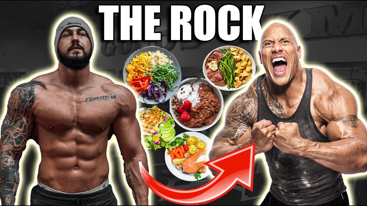 CELÝ DEN JÍM JAKO DWAYNE JOHNSON | 4kg jídla!