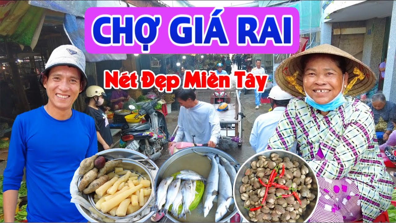 Đổ Bộ Chợ Giá Rai Bạc Liêu: Bà Con Thân Thiện, Dễ Mến, Chợ Nhiều Đồ Ăn Ngon | Đây Đó Miền Tây
